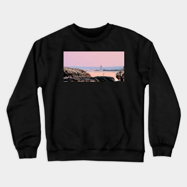 Ram Island Ledge Light Crewneck Sweatshirt by BeanME